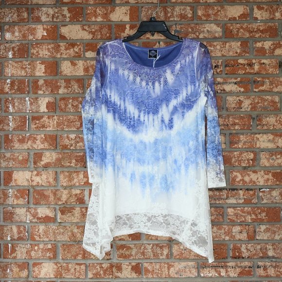 CalStyle Tops - CALSTYLE Multicolored Tunic Top